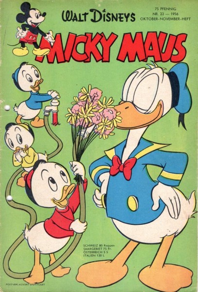Micky Maus 1956/ 22 (Z1-2, Sm, gel.), Ehapa