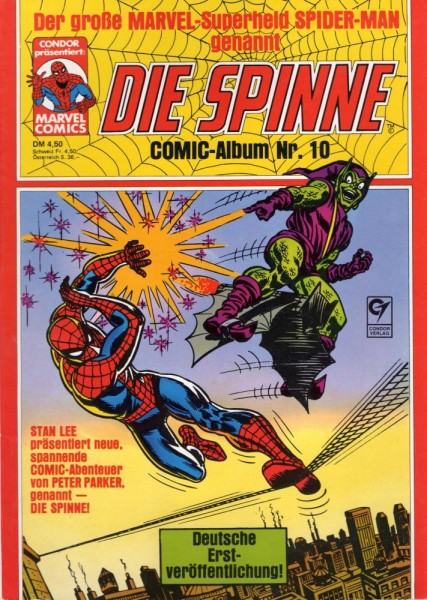 Die Spinne - Comic Album 10 (Z1-2), Condor