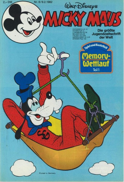 Micky Maus 1982/ 6 (Z1), Ehapa