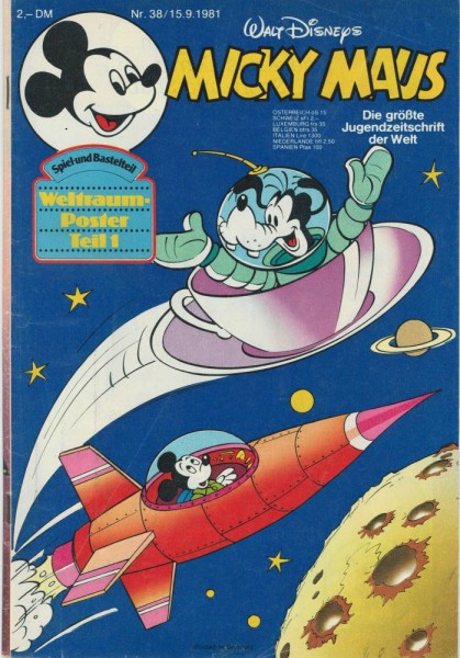 Micky Maus 1981/ 38 (Z2), Ehapa