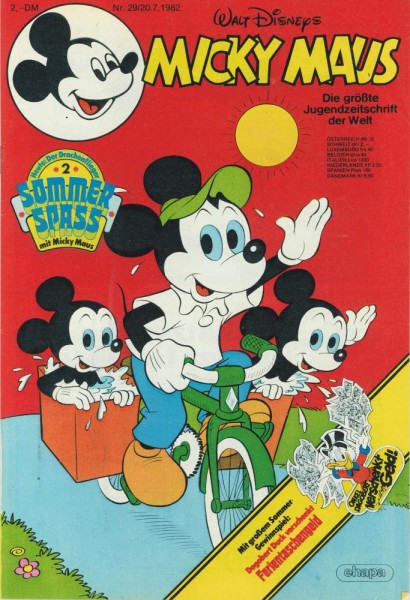 Micky Maus 1982/ 29 (Z0-1/1), Ehapa