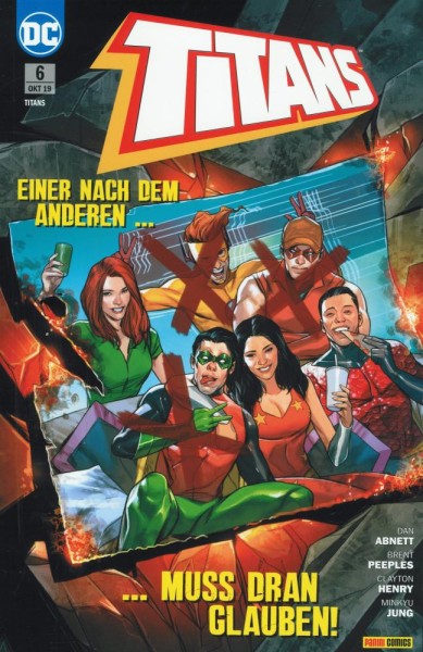 Titans Rebirth 6, Panini