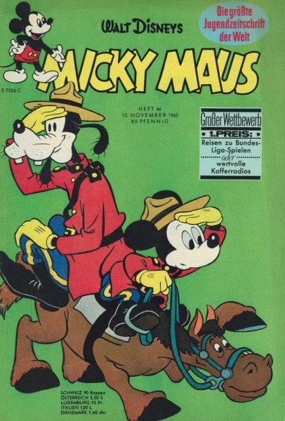 Micky Maus 1965/ 46 (Z1), Ehapa