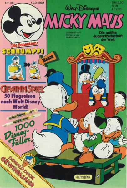 Micky Maus 1984/ 38 (Z1), Ehapa