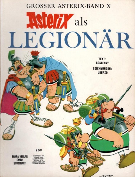 Asterix 10 (Z1-2, 1. Auflage), Ehapa