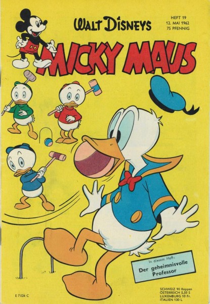 Micky Maus 1962/ 19 (Z1-2, Sm), Ehapa