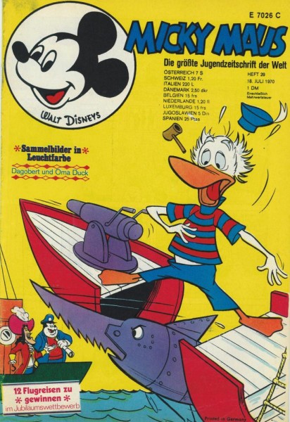Micky Maus 1970/ 29 (Z1-2), Ehapa