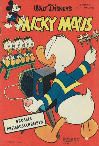 Micky Maus 1955/ 3 (Z1-), Ehapa