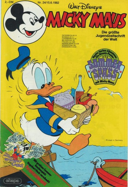Micky Maus 1982/ 24 (Z1), Ehapa