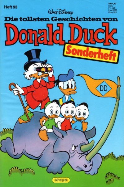 Die tollsten Geschichten von Donald Duck Sonderheft 93 (Z1), Ehapa