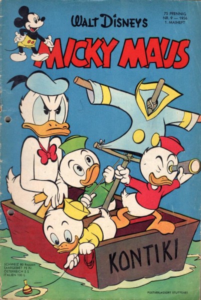 Micky Maus 1956/ 9 (Z2, Sm, gel.), Ehapa