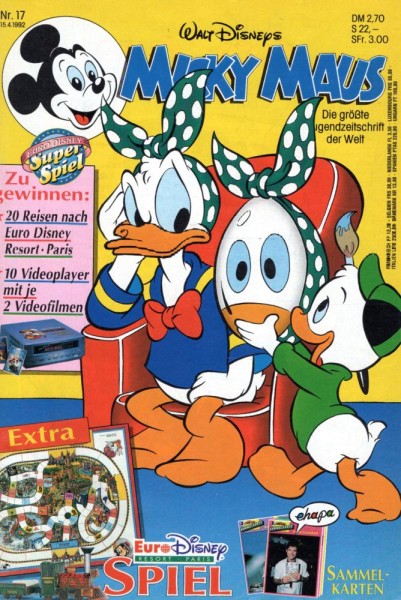 Micky Maus 1992/ 17 (Z0-1), Ehapa
