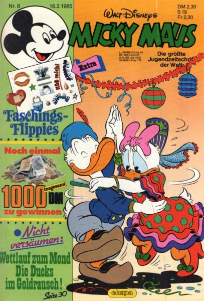 Micky Maus 1985/ 8 (Z0-1), Ehapa