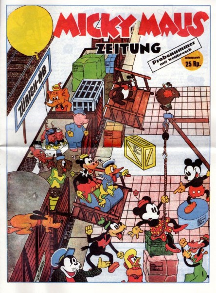 Micky Maus Zeitung Probenummer Reprint (Z0), Ehapa