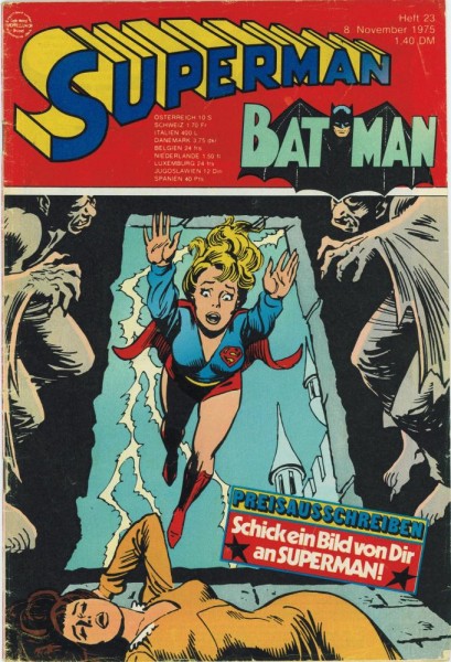 Superman 1975/ 23 (Z1-2, Sm), Ehapa