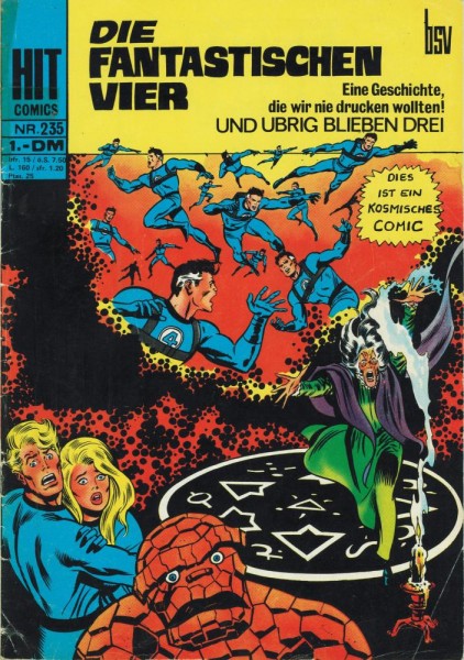 Hit Comics 235 - Die Fantastischen Vier (Z2), bsv