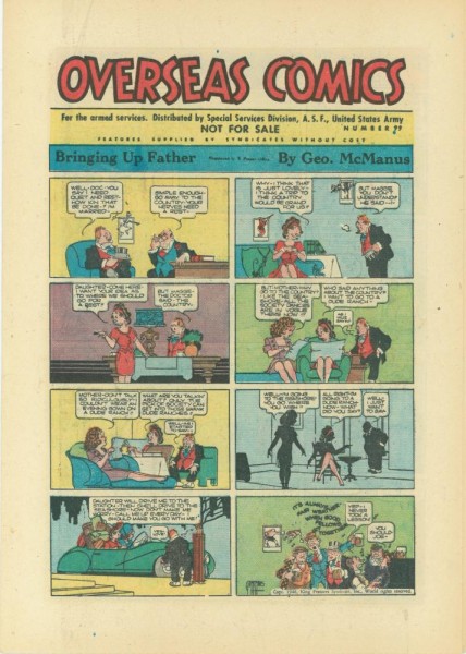 Overseas Comics 99 (Z1), A.S.F. United States Army