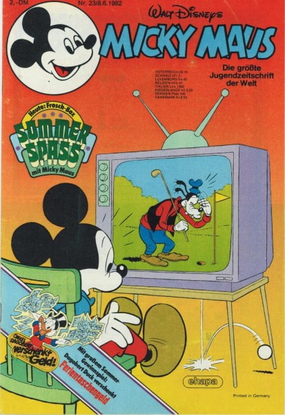 Micky Maus 1982/ 23 (Z0-1/1), Ehapa