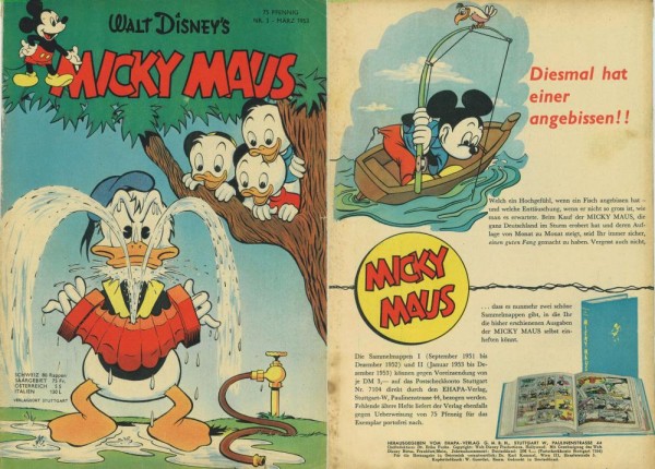 Micky Maus 1953/ 3 (Z1-2/2), Ehapa