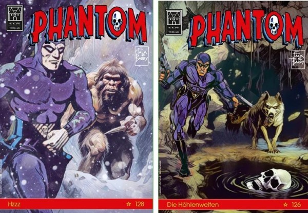 Phantom 126.+128. Abenteuer Variant-Cover, ECR-Verlag