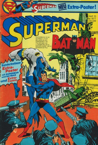 Superman 1977/ 10 (Z1-2, Sm), Ehapa