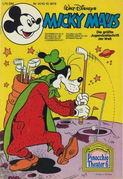 Micky Maus 1978/ 41 (Z1), Ehapa