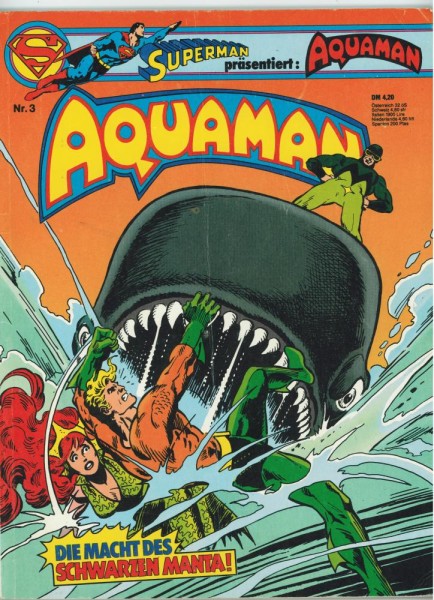 Superman präsentiert: Aquaman 3 (Z1-2), Ehapa