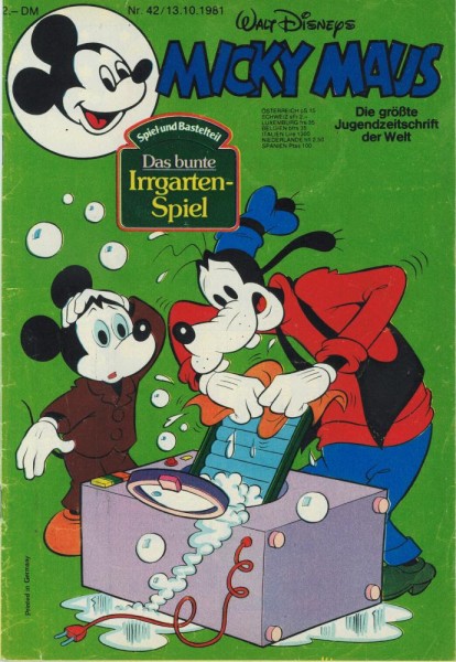 Micky Maus 1981/ 42 (Z1-2), Ehapa