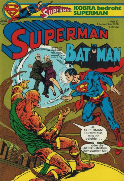 Superman 1978/ 23 (Z1), Ehapa