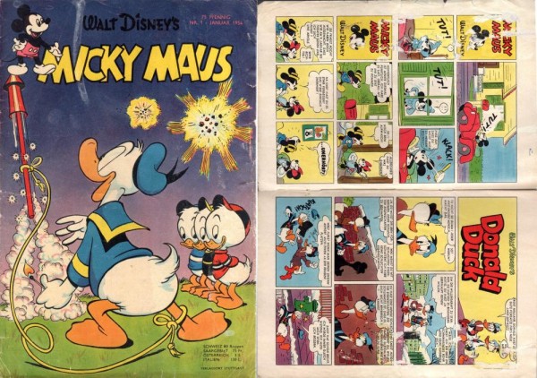 Micky Maus 1954/ 1 (Z2), Ehapa