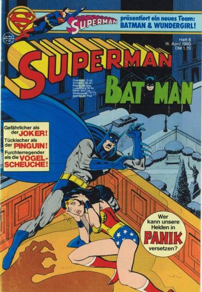 Superman 1980/ 8 (Z1-2), Ehapa