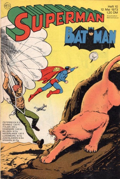 Superman 1973/ 10 (Z1-2), Ehapa