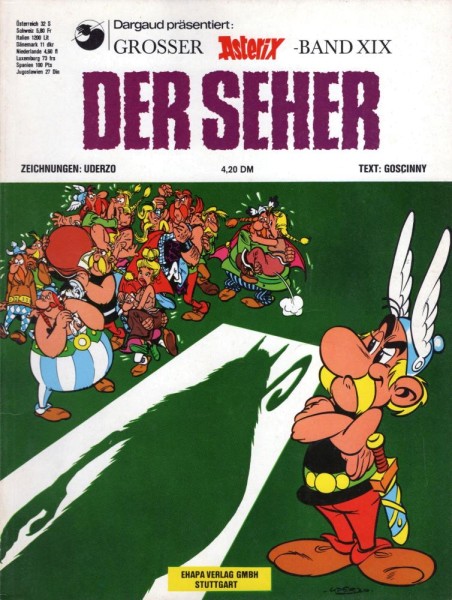 Asterix 19 (Z1, 1. Auflage), Ehapa