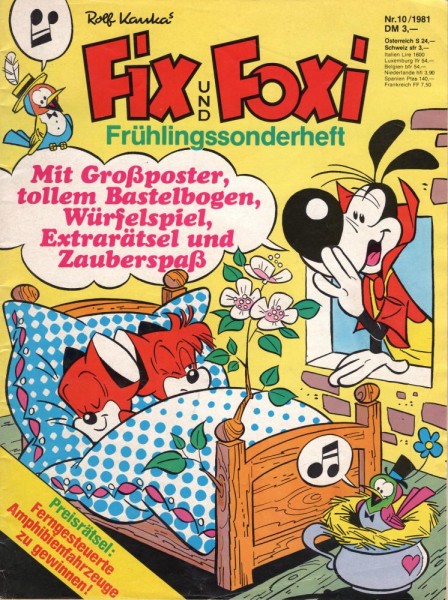 Fix und Foxi Frühlings-Sonderheft 1981/ 10 (Z1-2), Pabel