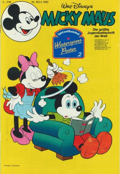 Micky Maus 1982/ 9 (Z0-1/1), Ehapa