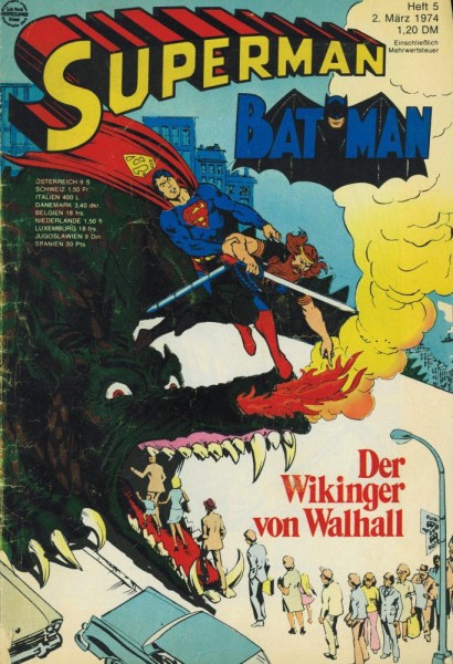 Superman 1974/ 5 (Z2), Ehapa