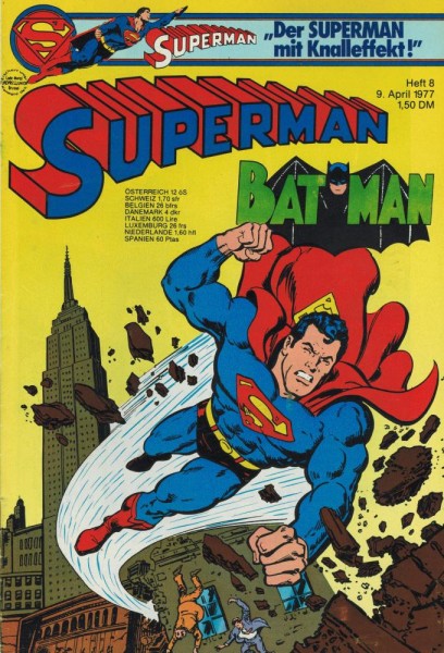 Superman 1977/ 8 (Z1-, Sm), Ehapa
