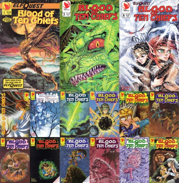 ElfQuest - Blood of ten Chiefs Konvolut 15 Stück (Z1), Warp Graphics