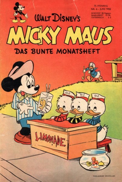 Micky Maus 1952/ 6 (Z2), Ehapa