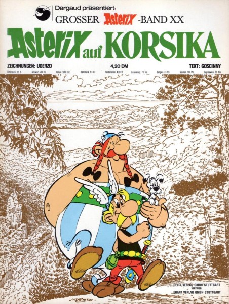 Asterix 20 (Z1, 1. Auflage), Ehapa