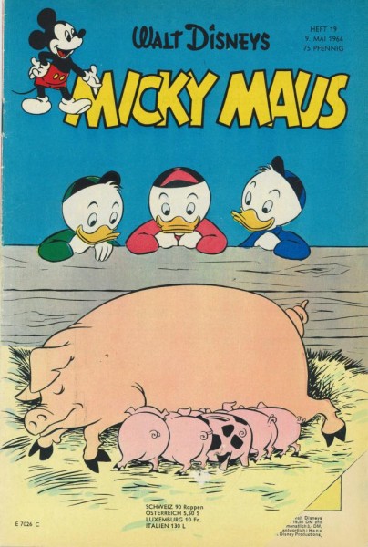 Micky Maus 1964/ 19 (Z2, Sm), Ehapa