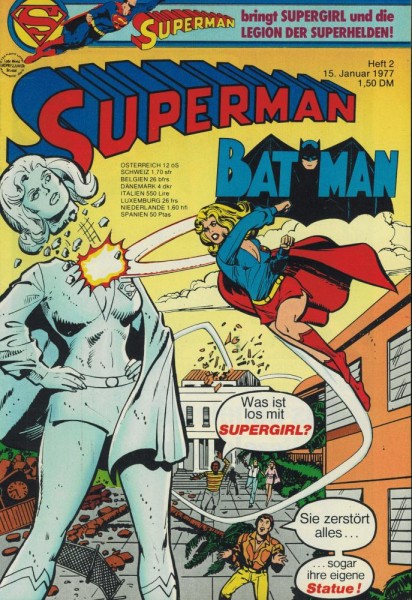 Superman 1977/ 2 (Z1, Sm), Ehapa