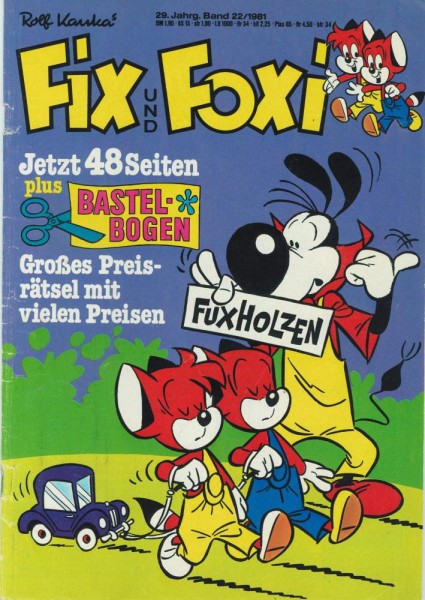 Fix und Foxi 29. Jg. 22 (Z1-2), Pabel