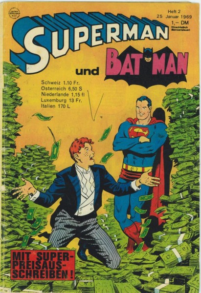 Superman 1969/ 2 (Z2, Sz), Ehapa