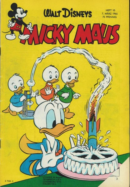 Micky Maus 1964/ 10 (Z1-,Sm), Ehapa