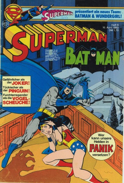 Superman 1980/ 8 (Z2, Sm), Ehapa
