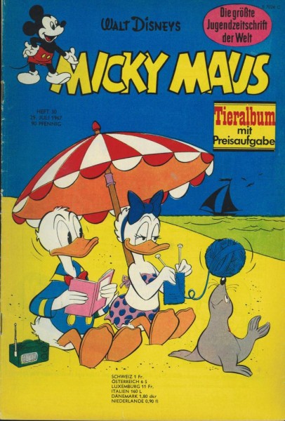 Micky Maus 1967/ 30 (Z1-2), Ehapa