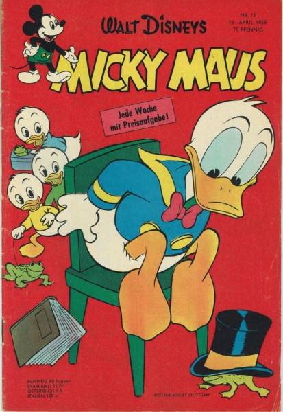 Micky Maus 1958/ 15 (Z1), Ehapa
