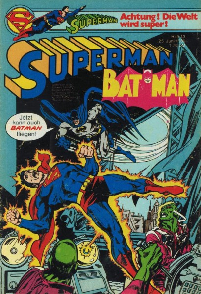 Superman 1980/ 13 (Z1-2, Sm), Ehapa