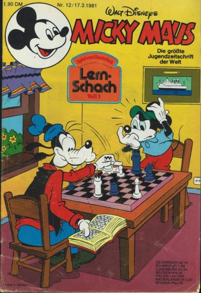 Micky Maus 1981/ 12 (Z1-2/2, Sz), Ehapa